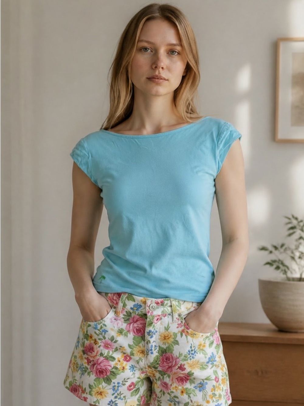 Lilly Pulitzer Scoop Back Top with Shelf Bra